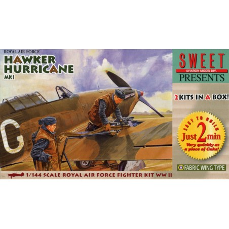 Maqueta de avion Sweet 1/144 Hurricane Mk.I