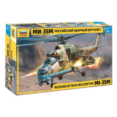 Maqueta de Helicoptero Zvezda 1/48 MI-35M Russian Attack Helicopter