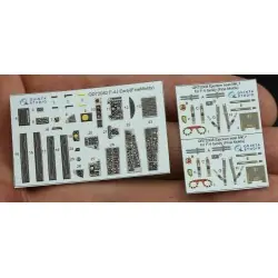 Quinta Studio 1/72 F-4J - Early (Serials up to 158354) interior 3D decals  (Finemolds kit) 2