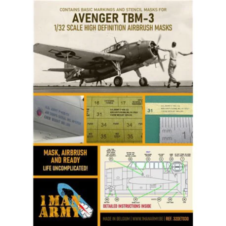 1 Man Army 1/32 MASK for Avenger TBM-3