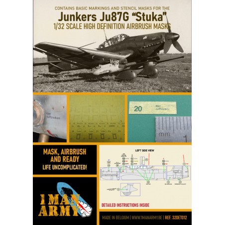 1 Man Army 1/32 MASK for Junkers Ju-87G-2 'Stuka'