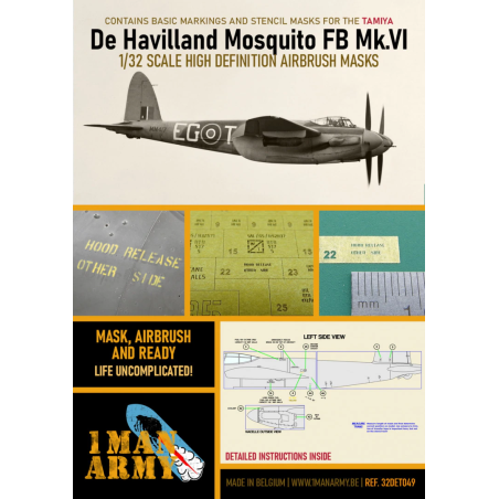 1 Man Army Mascara 1/32  De Havilland Mosquito Mk.VI