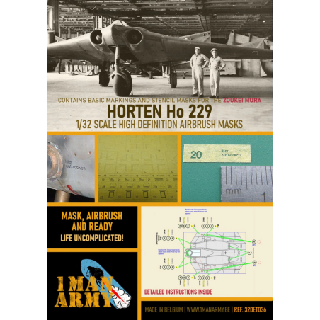 1 Man Army Mascara 1/32  Horten Ho-229