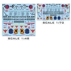 Aztec Models Decals 1/48   Grumman F-14B Tomcat "Top Gun". 2