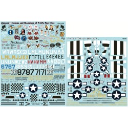 Furball  decals 1/48 Colors and Markings of Republic P-47D and P-47Ms Thunderbolts Part 1 2