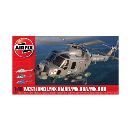 Airfix 1/48 Westland Navy Lynx Mk.88A/HMA.8/Mk.90B helicopter model kit