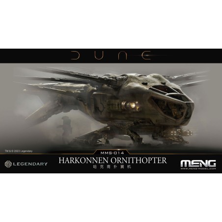 Meng DUNE: Harkonnen Ornithopter model kit