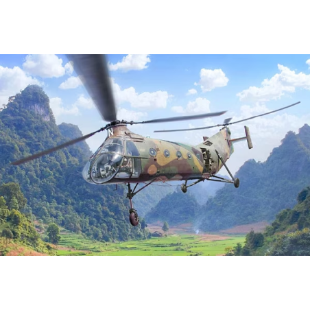Italeri 1/48 H-21C "Flying Banana" Gunshiphelicopter model kit
