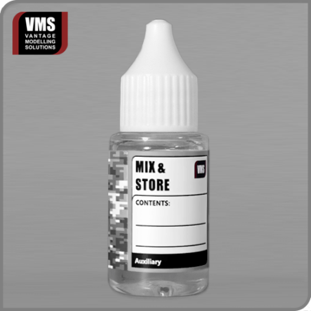 VMS MIX & STORE empty 20 ml dropper bottle