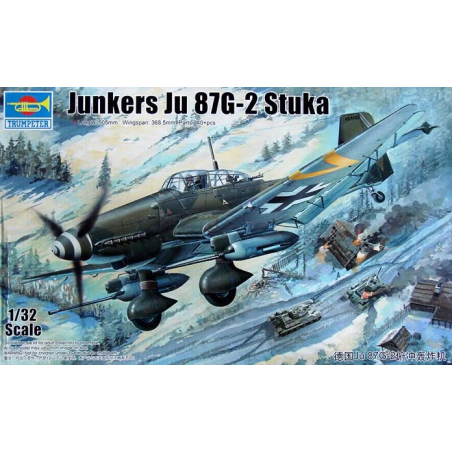 Trumpeter 1/32 German Junkers Ju 87G-2 Stuka aircraft model kit