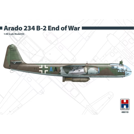 Maqueta de Avion Hobby 2000 1/48 Arado 234 B-2 End of War