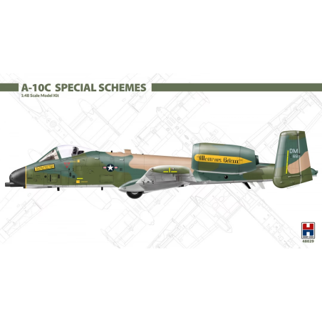 Maqueta de avion Hobby 2000 1/48 A-10C Special Schemes