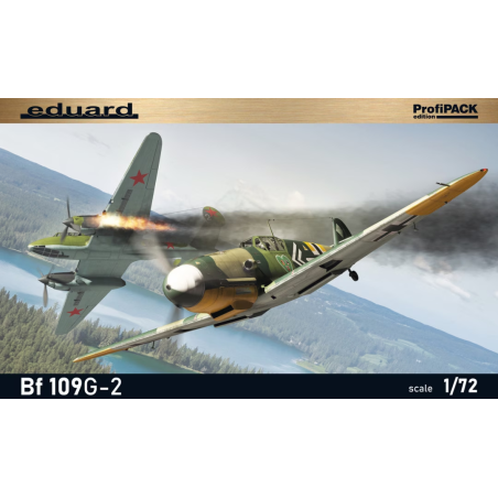 Maqueta de avion Eduard 1/72 Bf 109G-2 ProfiPACK Edition