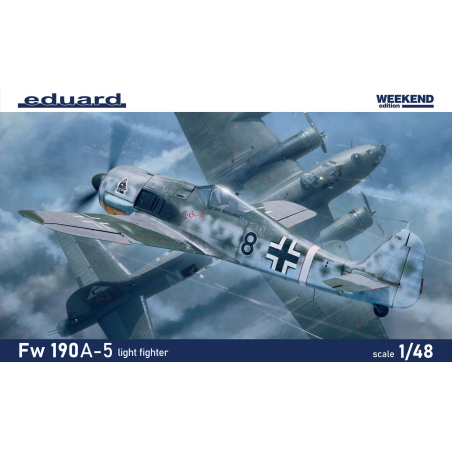 Maqueta de avion  Eduard 1/48 Fw 190A-5 Light Fighter Weekend Edition