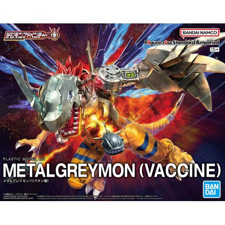 Digimon Bandai Figure-rise Standard Amplified MetalGreymon (Vaccine) model kit