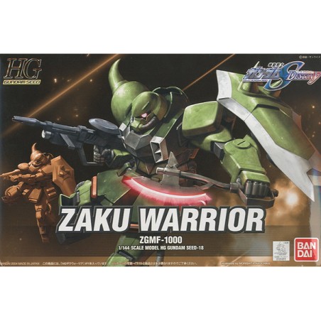 Bandai  1/144 HG Zaku Warrior Gundam model kit