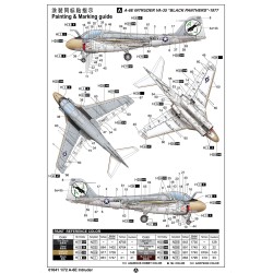 Trumpeter 1/72 A-6E Intruder aircraft modle kit 2
