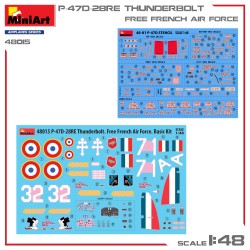 MiniArt 1/48 P-47D-28RE Thunderbolt 'Free French Air Force' - 2