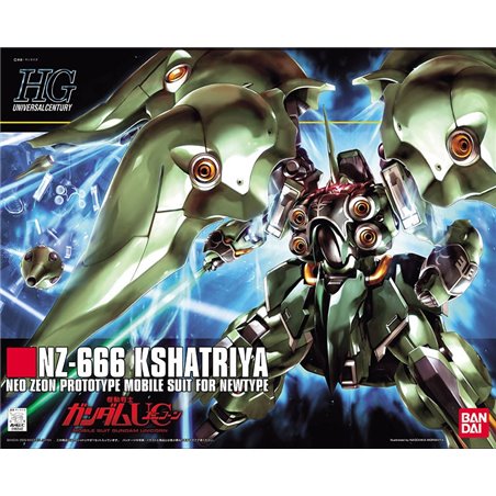Bandai 1/144 HG NZ-666 Kshatriya Gundam Model Kit