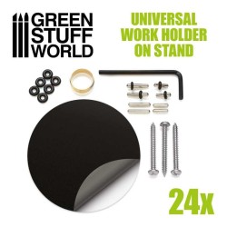 Mordaza universal de mesa para modelismo Green Stuff World con cabeza 360° y pines de sujeción 2