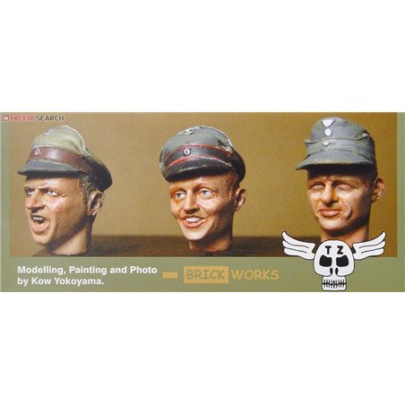 1/20 Strahl Male Soldier Head Parts A