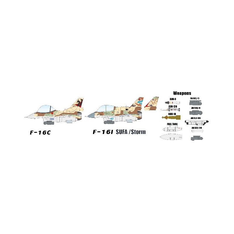 Freedom Model Kits IAF F-16C / F-16I Sufa/Storm Compact Series - Robotines