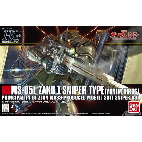 Pre-order 1/144 HGUC MS-05L Zaku I Sniper Type (Yonem Kirks Custom)