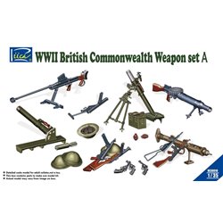 Riich Models WWII British Commenwealth Weapon Set A - Model Guide