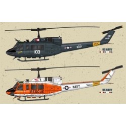 Kittyhawk 1/48 UH-1N Twin Huey 2