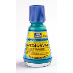 Mr Masking Sol R M-133 Mr Hobby líquido de enmascarar recortable para maquetas y camuflajes complejos