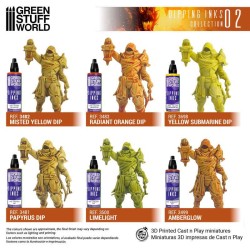 Green World Stuff Paint Set - Dipping collection 02 2