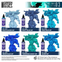 Green World Stuff Paint Set - Dipping collection 03 2
