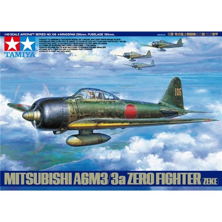 1/48 Mitsubishi A6M3/3a Zero Fighter (Zeke) Type 22/22