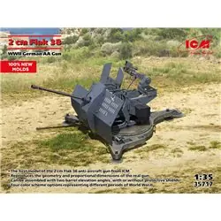 Flak 38, WWII German AA Gun (100% new molds)