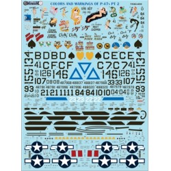 Furball  decals 1/48 Colors and Markings of Republic P-47N Thunderbolt 2
