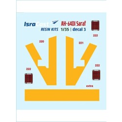 Isradecals 1/35 IAF Bell/Boeing AH-64DI 'Saraf' 2