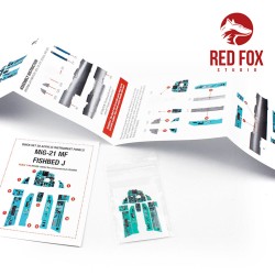 Red Fox Studio 1/48 MiG-21 MF Fishbed J (for Eduard kit) - Model Guide 2