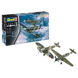 Combat Set Bf109G-10 & Spitfire