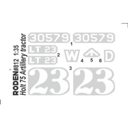 Roden Holt 75 Artillery tractor - Model Guide 2