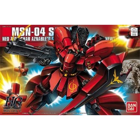Bandai 1/144 HGUC MSN-04 Sazabi Gundam Model Kit