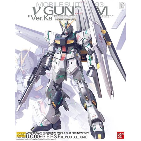 Bandai 1/100 MG Nu Gundam Ver.KA model kit