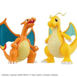 maqueta bandai pokemon plamo collection 43 charizard dragonite vs set 2