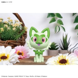 maqueta bandai pokemon sprigatito plamo collection quick 2