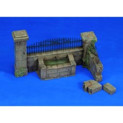 1/35 Wall with fountain