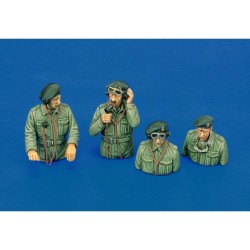 British tank crew-3/2 fig, - WWII
