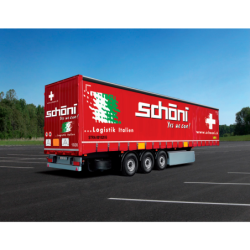 Italeri Camión Curtainside Trailer schoeni.ch 1/24 2