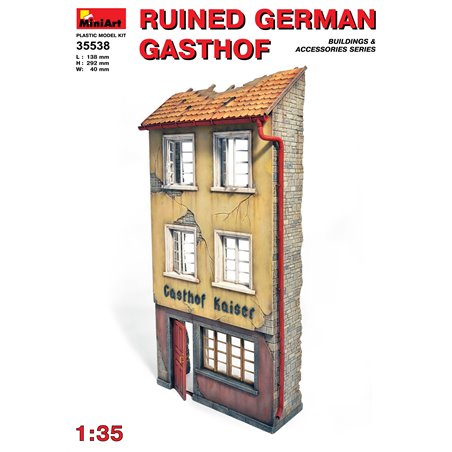 1/35 Ruined German Gasthof Inn