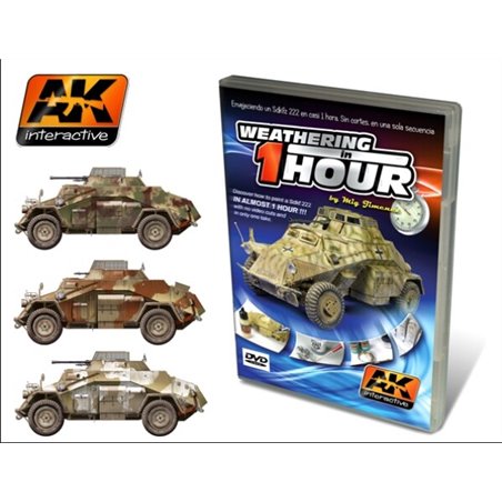 DVD Weathering a Sdkfz 222 in one hour