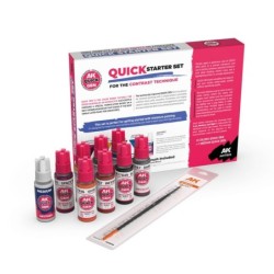 QUICK STARTER SET (8 QUICK GEN + 1 MEDIUM + 1 FREE BRUSH) 2