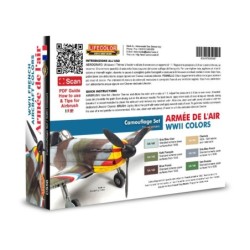 WWII French Aircraft Colors - Armée De L'Air 6 x 22 ml 2